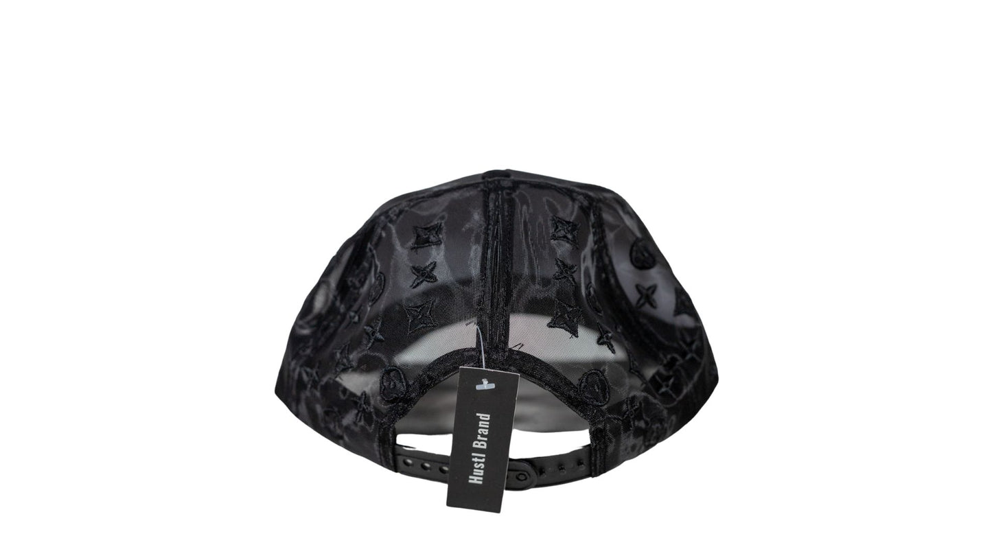 Black LA LV Trucker Style Hat