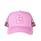 Pink STL LV trucker style HAT