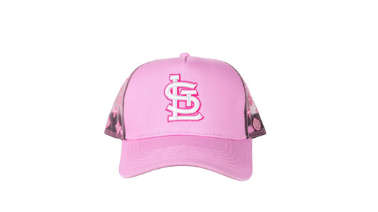 Pink STL LV trucker style HAT