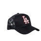 Black LA LV Trucker Style Hat